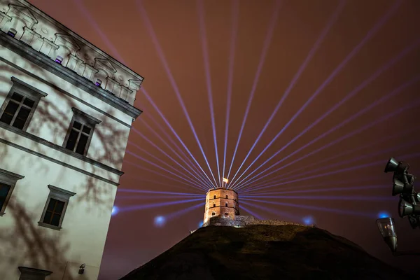 Vilnius Festival van het Licht 2020 — Stockfoto