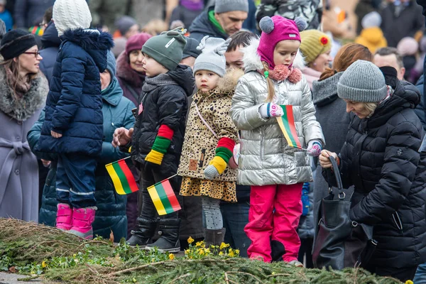 Giorno di indipendenza in Vilnius 2020 — Foto Stock