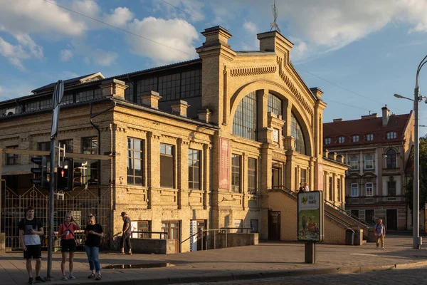 Vilnius Lituania Giugno 2019 Mercato Hales Uno Dei Mercati Più — Foto Stock
