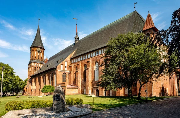 Kaliningrad Rosja Czerwca 2019 Katedra Konigsbergu Wyspie Kant Kaliningradzie — Zdjęcie stockowe