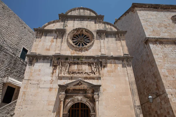 Aziz Kurtarıcı Kilisesi Crkva Hırvatistan Eski Dubrovnik Kentinde Yer Alan — Stok fotoğraf