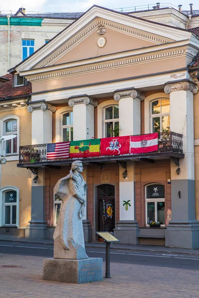 Vilnius Litauen Juni 2019 Granitskulptur Bildhauer Vitalijus Andrijanovas 2011 Gewidmet — Stockfoto