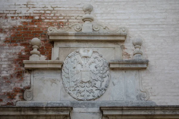 Brno Czech Republic August 2017 Coat Arms Town Brno Wall — Stock Photo, Image