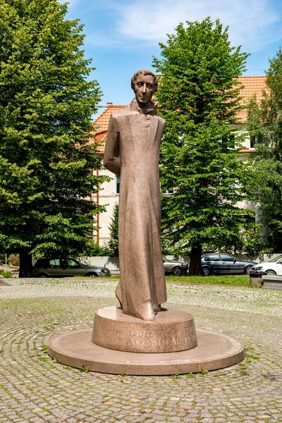 Kaliningrado Rusia Junio 2019 Monumento Martin Ludwig Jedemin Rhesa Lituano — Foto de Stock