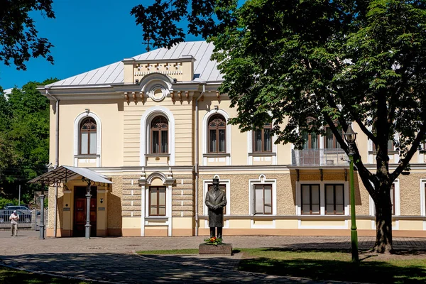 Kaunas Litauen Juni 2019 Monument President Antanas Smetona Staty Står — Stockfoto