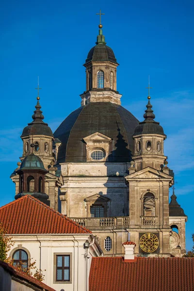 Monasterio Pazaislis Iglesia Visitación Ejemplo Más Magnífico Arquitectura Barroca Italiana —  Fotos de Stock