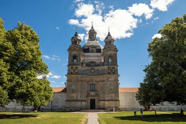 Kaunas Litauen Juni 2019 Pazaislis Kloster Och Besökskyrkan Litauens Mest — Stockfoto