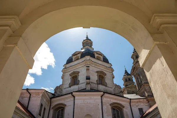 Kaunas Litva Června 2019 Klášter Pazaislis Kostel Navštívení Nejkrásnější Příklad — Stock fotografie