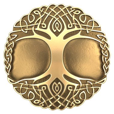 Altın Celtic süsleme