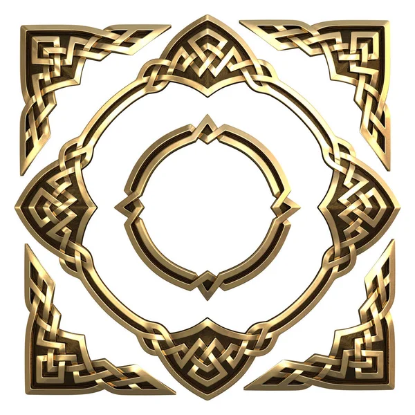 Altın Celtic süsleme