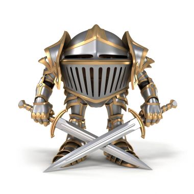 komik karikatür knight
