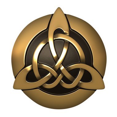 Altın Celtic süsleme