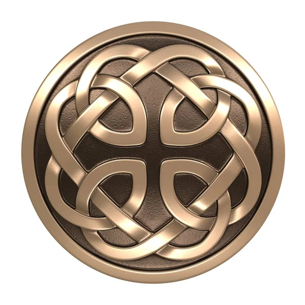 Gold Celtic ornament — Stock Photo, Image