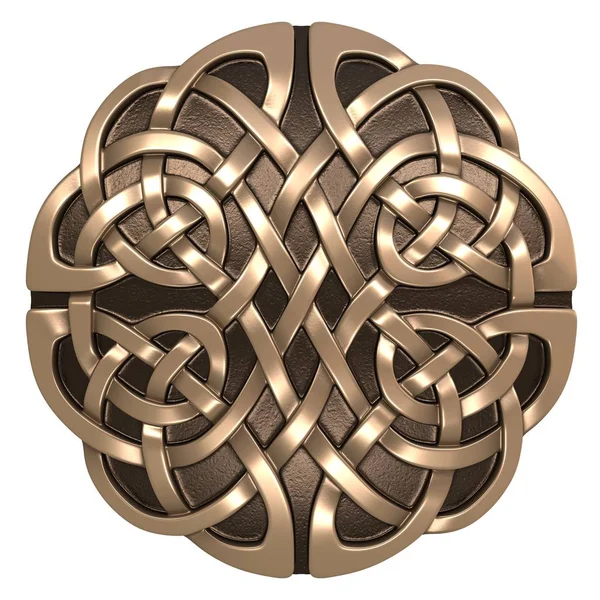 Gold Celtic ornament — Stock Photo, Image