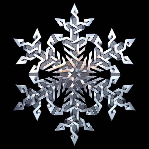 Кельтский орнамент - снежинка — стоковое фото