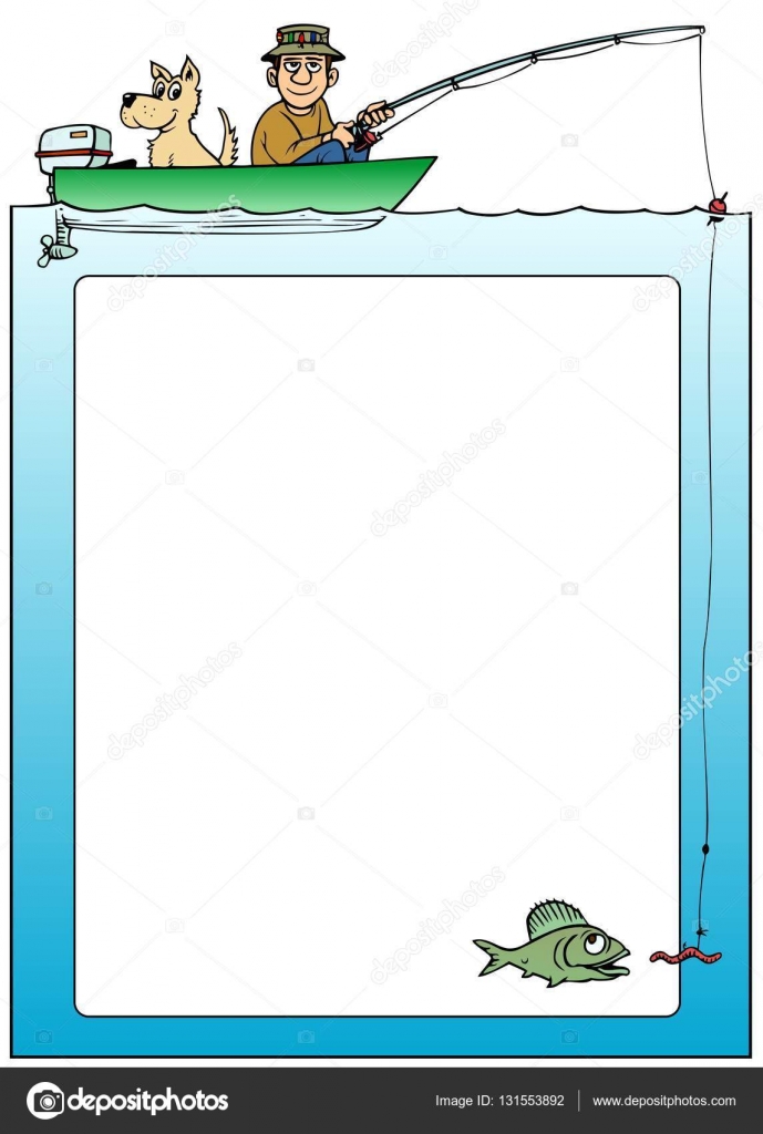 Fishing Clipart Border Fishing Border Free Vector Art (64 Free