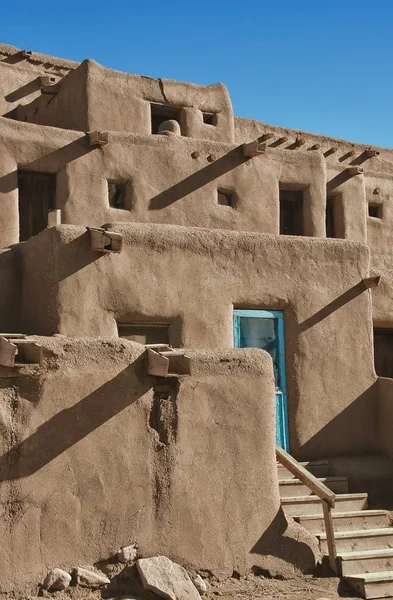 Detalhe pueblo do Taos — Fotografia de Stock