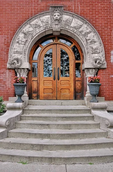 Vintage Indianapolis doorway — Stock Photo, Image