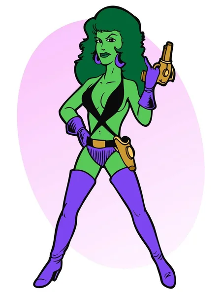 Espace vert Babe — Image vectorielle