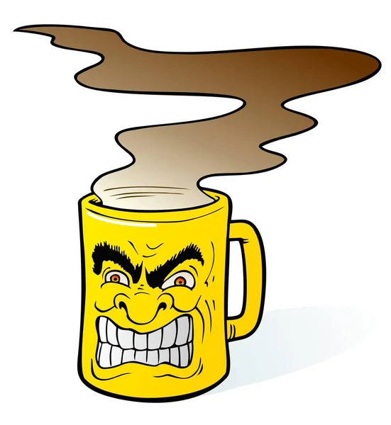 Woeste kop koffie — Stockvector