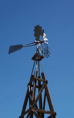 Rustik yel değirmeni detay