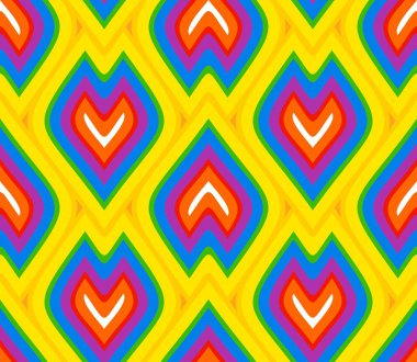 çok renkli duvar kağıdı tasarım şeklinde alev ölçeklerde