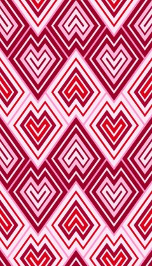 art deco tarzında açısal sembol şekillere düzenler gibi sorunsuz bir duvar kağıdı ölçekler