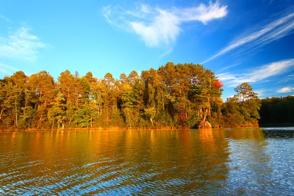 Northwoods Wisconsin Sweeney lago — Fotografia de Stock