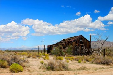 Mojave Desert Abandoned Shack clipart
