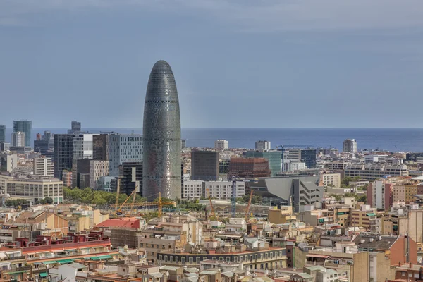 Torre Agbar a Barcellona — Foto Stock