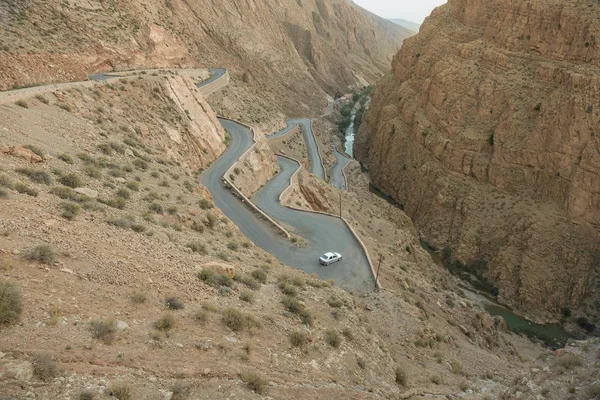 Road in High Atlas moroccan — Stock Photo, Image