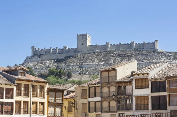 Penafiel zamek w Valladolid, Hiszpania — Zdjęcie stockowe