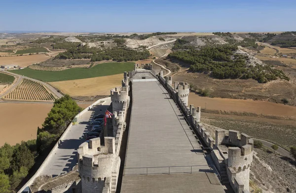 Penafiel kasteel in valladolid — Stockfoto