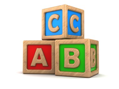 ABC ahşap küpleri