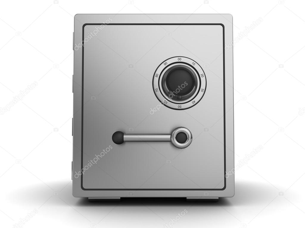 Steel safe with combination lock