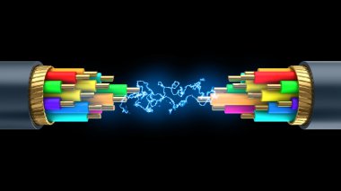 Bobin flaş kablo sonu içinde