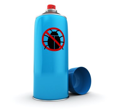 böcek ilacı çizimi