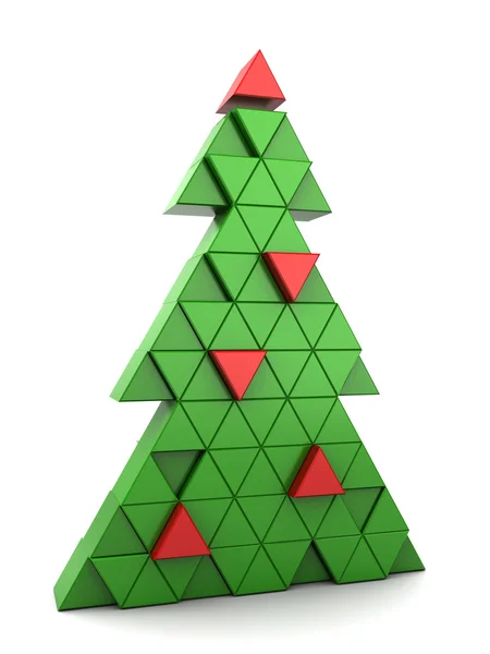 Ilustração árvore de Natal — Fotografia de Stock