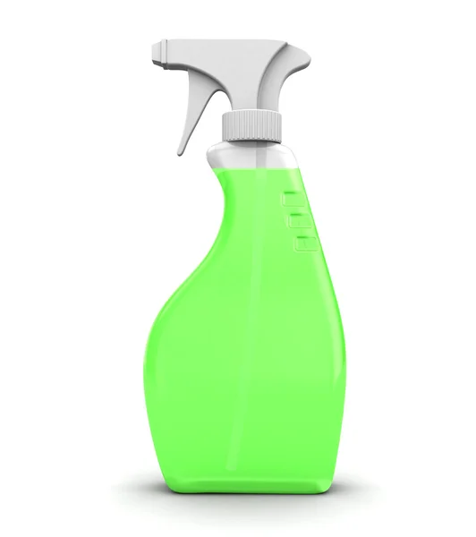 Grüne Sprühflasche — Stockfoto