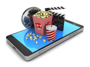film ve pop Mısır ile Smartphone