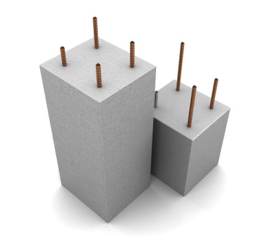 takviyeli beton bloklar