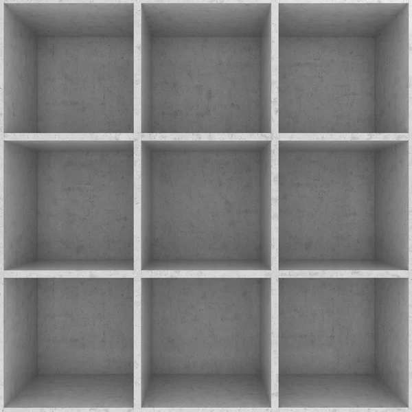 Concrete shelves texture — Stock Photo, Image