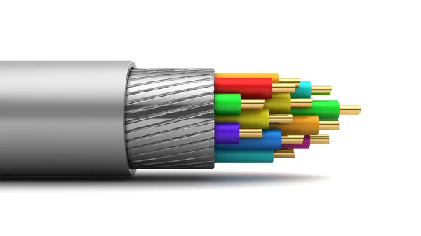 Kabel innerhalb der Struktur — Stockfoto