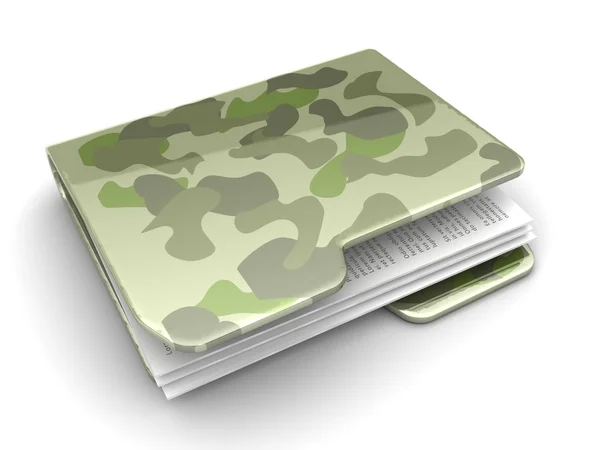 Folder with documents — Stock Photo, Image