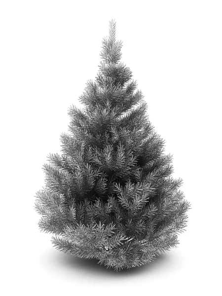 Metalen decoratieve kerstboom — Stockfoto