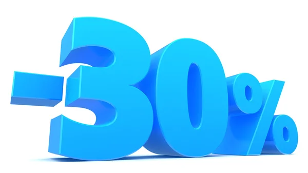 30 percent discount sign — Stock Photo, Image