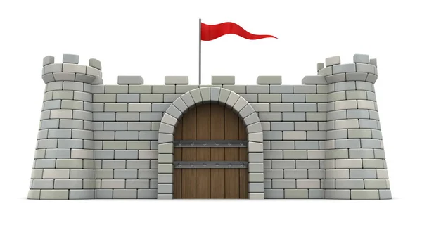 Model hradby pevnosti — Stock fotografie