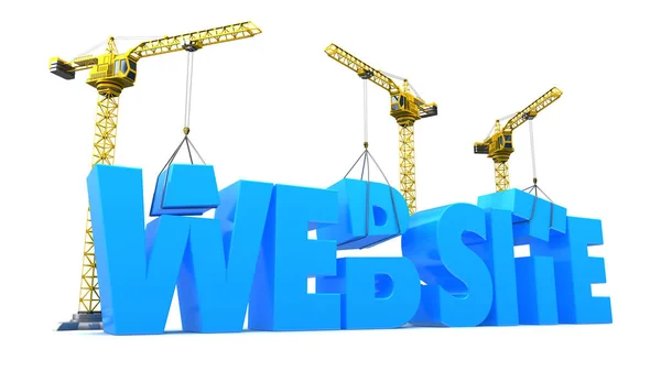 Web site development concept — Stock Photo, Image