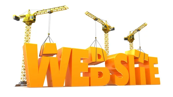 Webseitenbau — Stockfoto