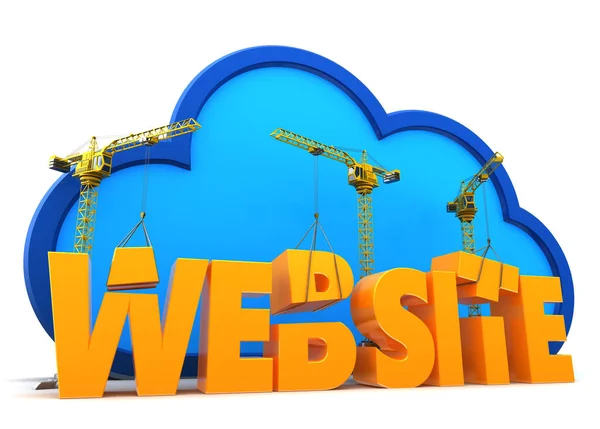 Costruzione sito web — Foto Stock